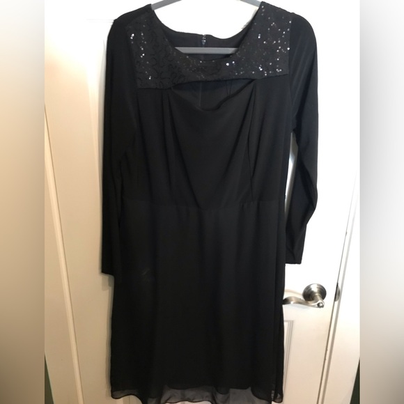 NWT New Noir Black Evening Dress Size 1X - Picture 7 of 8